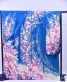 成人式振袖[かわいい系]青緑に黄ぼかし裾濃紫・牡丹、桜、毬[身長169cmまで]No.915